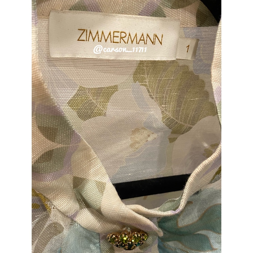 Zimmermann Rhythm Scalloped Printed Dress - Picture 7 of 12
